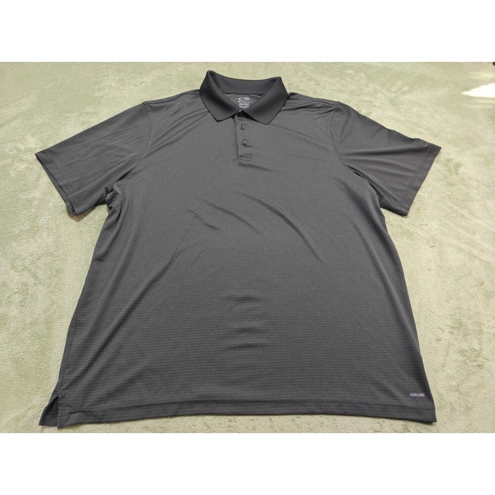 C9 Champion Duo Dry Mens XXL Polo Shirt Dark Gray Short Sleeve Golf
